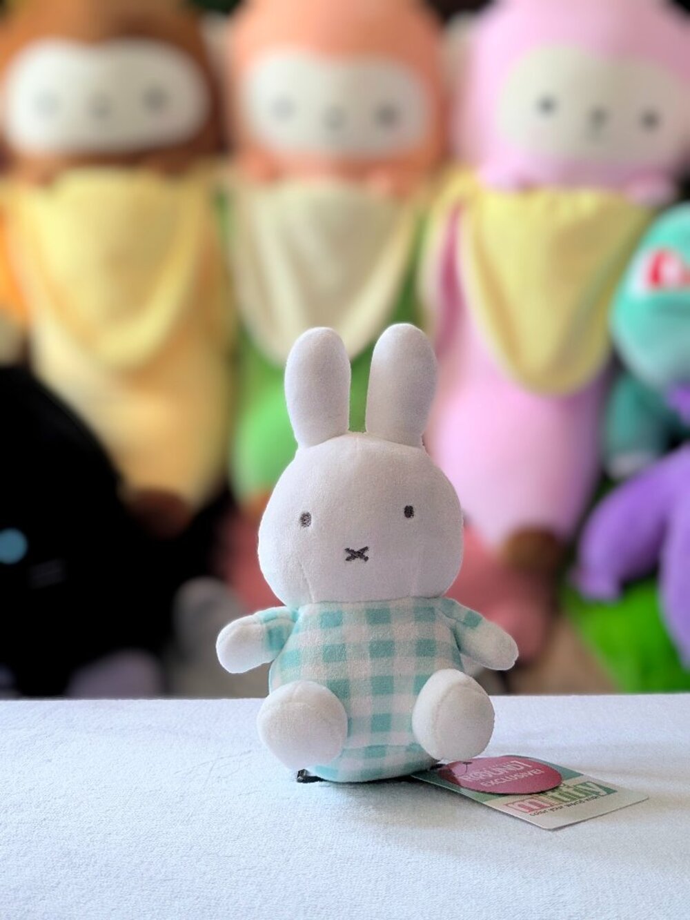 Round 1 Exclusive 6" Miffy Teal Plaid Dress Plush